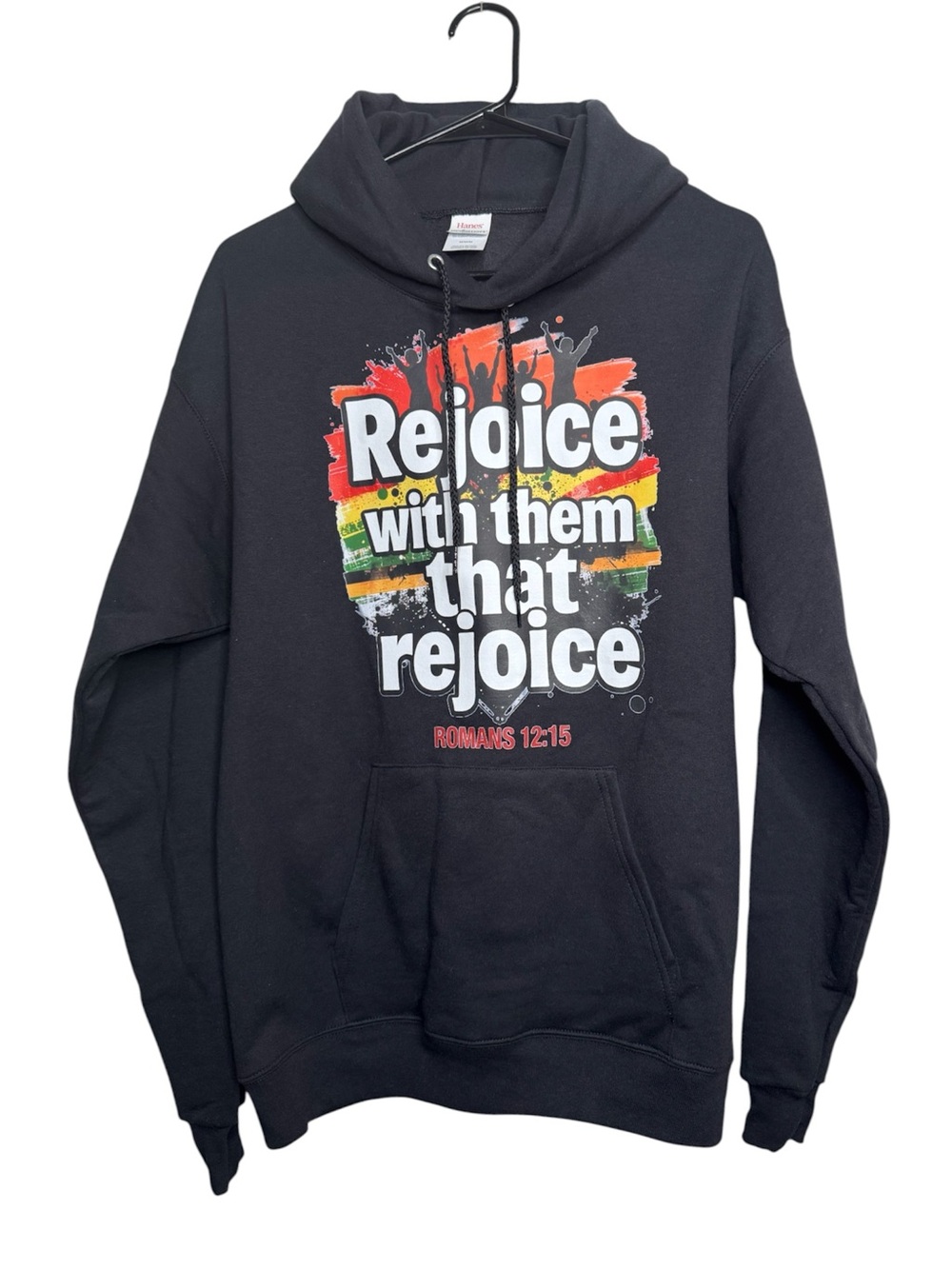Hanes Black EcoSmart Pullover Hoodie